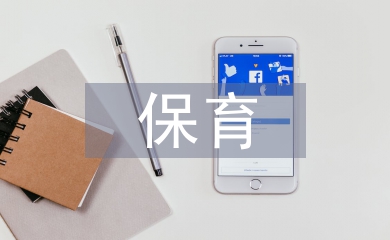 學前教育保育實習工作